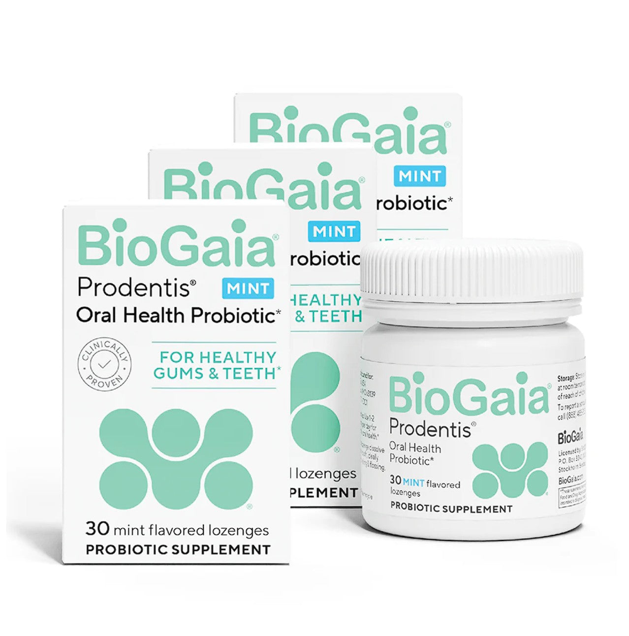 BioGaia Prodentis® 3-Pack Bundle - Probiotic Lozenges