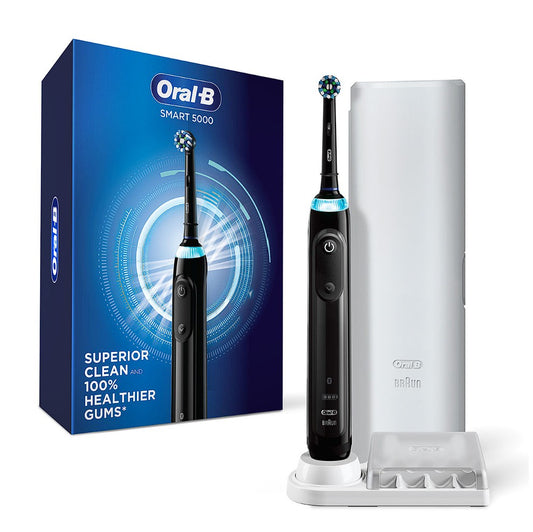 Oral-B® Smart 5000 Rechargeable Electric Toothbrush, Black