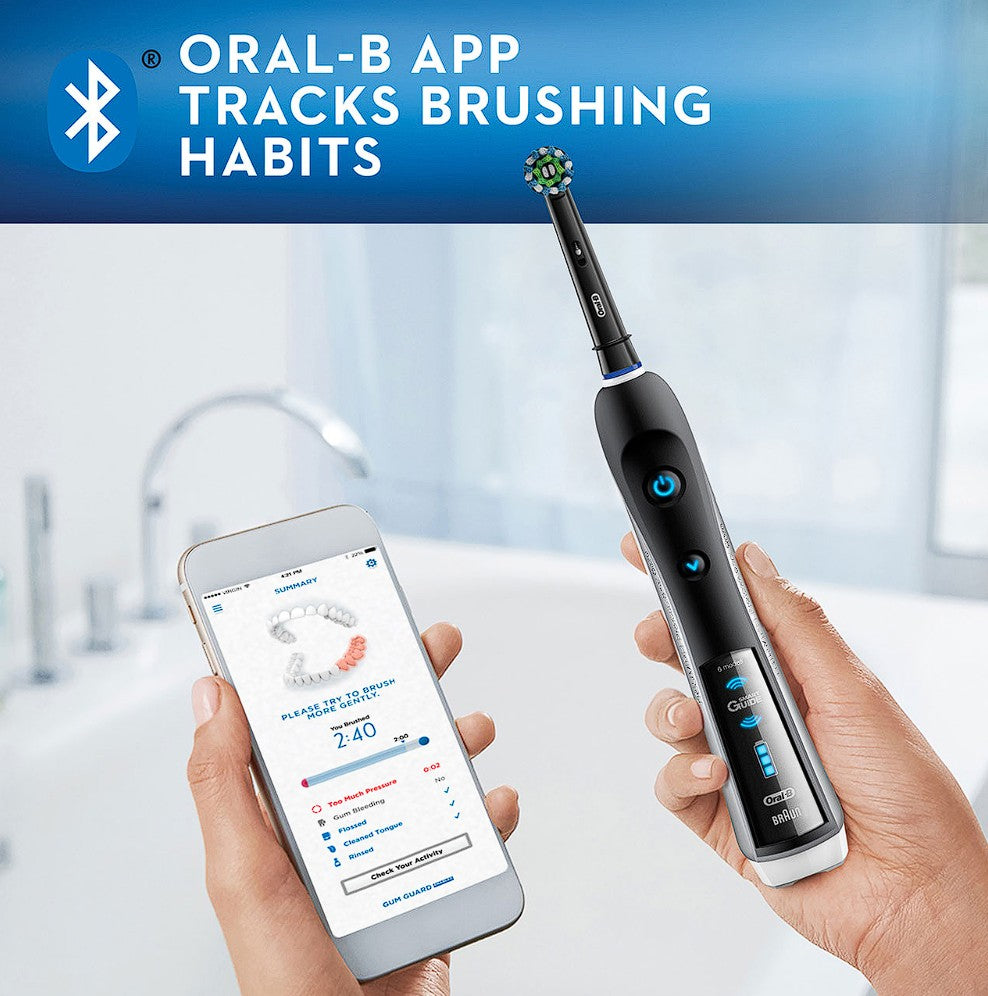 Oral-B® Smart 5000 Rechargeable Electric Toothbrush, Black